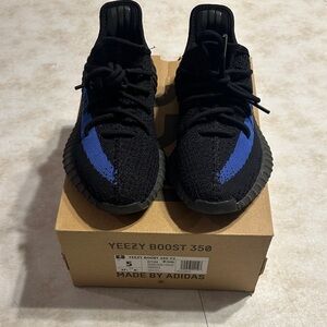 Adidas Kids Yeezy Boost 350 V2 - Black and Blue